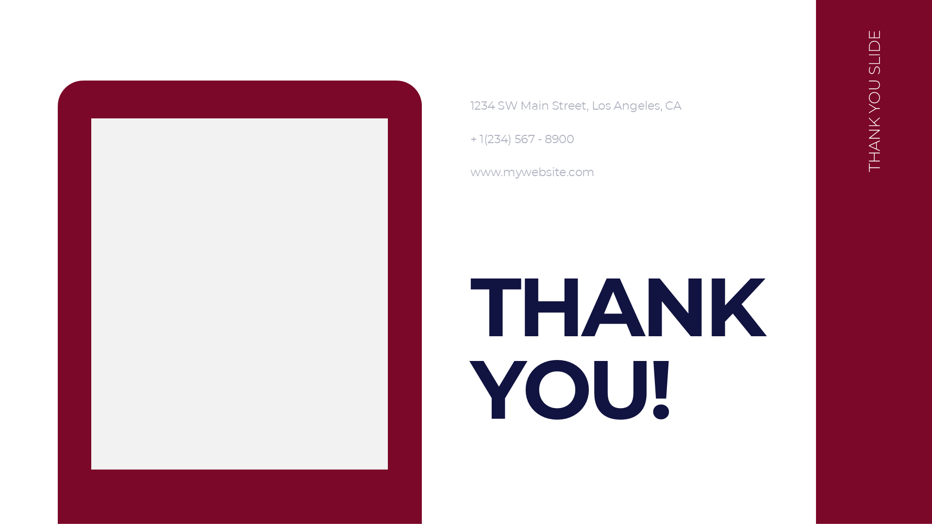 Thank You slide 8